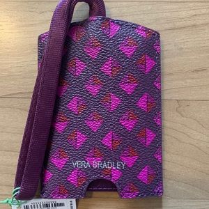 ⭐️ Vera Bradley Plum Studs Luggage Tag ⭐️